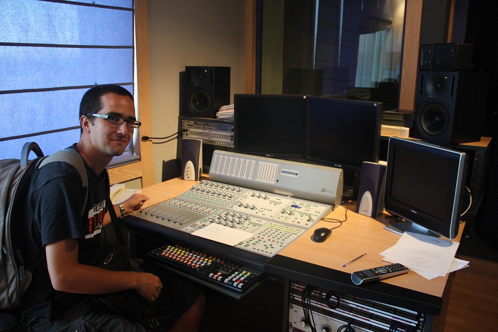 Audio editing room