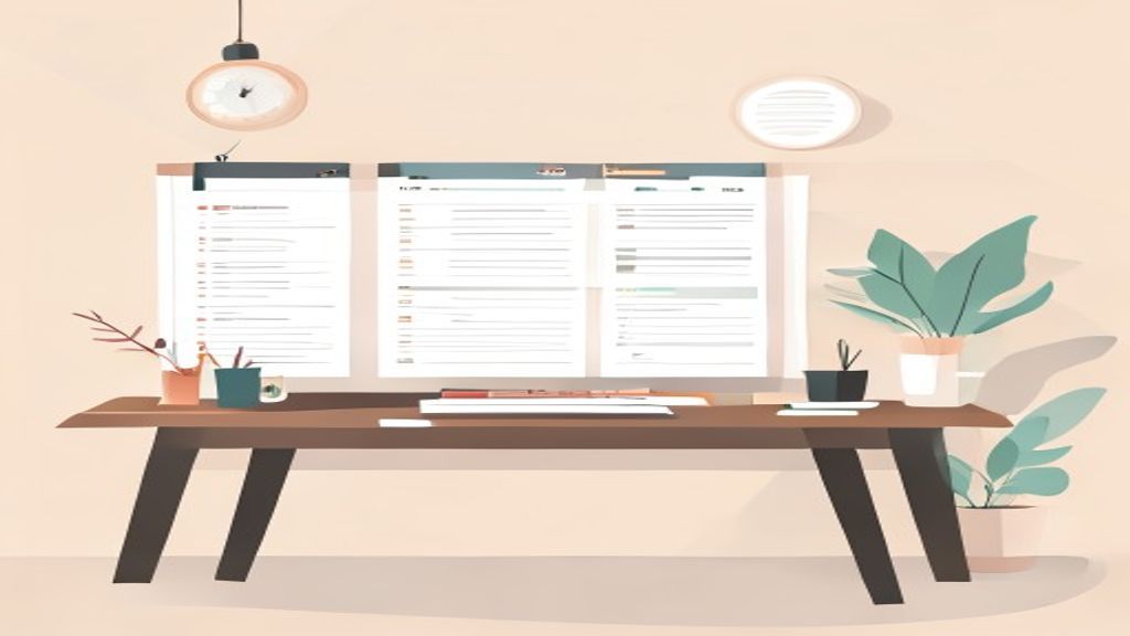 content calendar and writing tools on desk